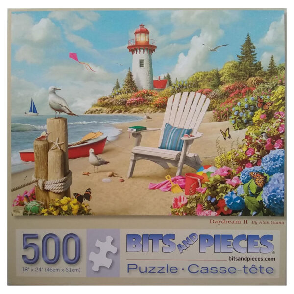 Bits and Pieces Daydream II Summer Beach Scene by Alan Giana 42120 500 pieces jigsaw box