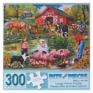 Bits and Pieces Farm by the Pond 300 pieces jigsaw box