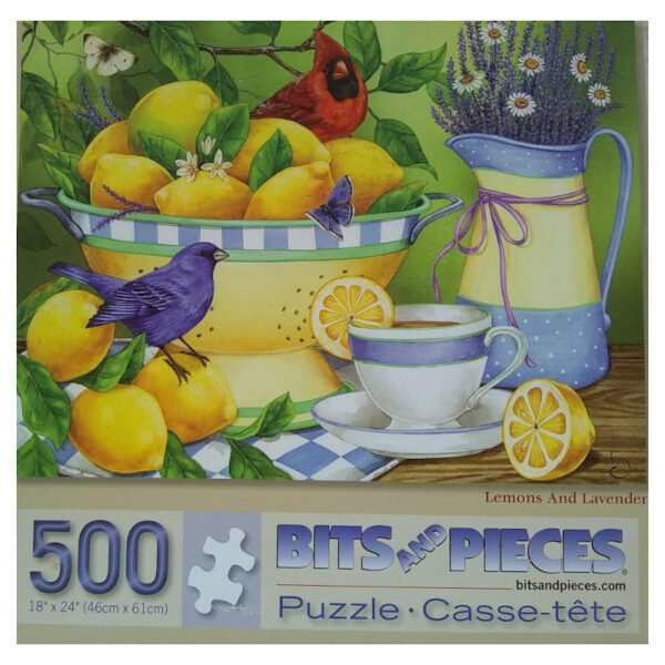 Bits and Pieces Lemons and Lavender by Jane Maday 44088 500 pieces jigsaw box
