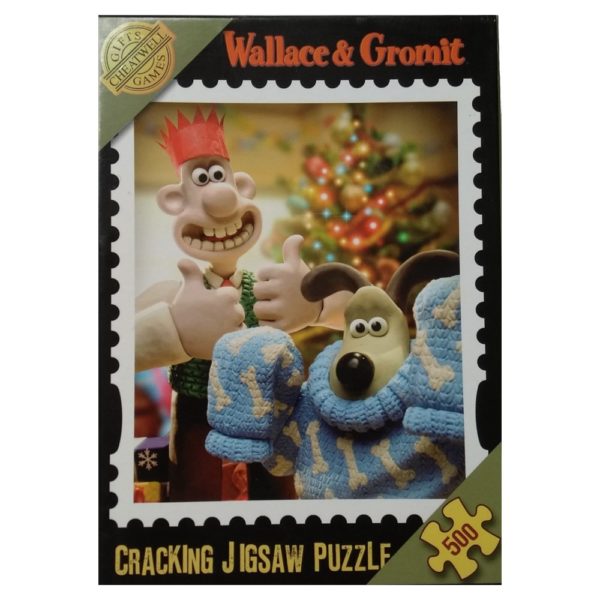 Cheatwell Games Wallace Gromit Cracking Jigsaw Puzzle Patented Knito Matic Christmas Jumper