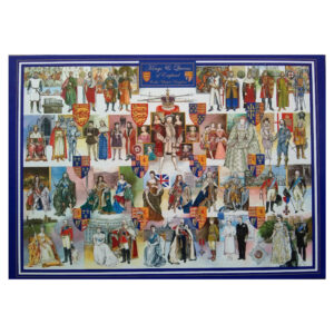 Citadel Puzzles Kings and Queens of England and the United Kingdom by Tony Hunt 1000 pieces jigsaw box