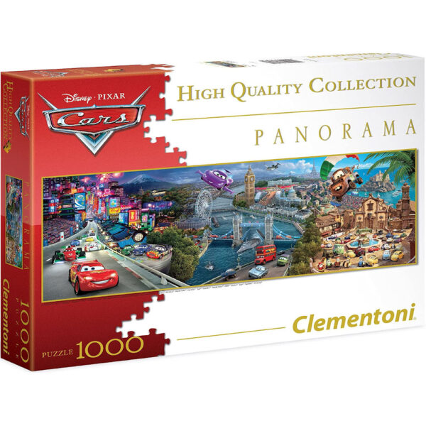 Clementoni Disney Pixar Cars Panorama 39348 1000 pieces jigsaw box