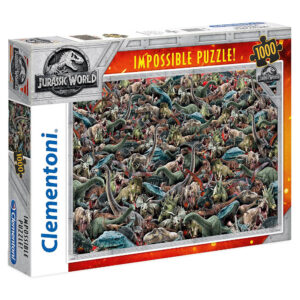 Clementoni Jurassic World Impossible Puzzle Dinosaurs Montage 39470 1000 pieces jigsaw box