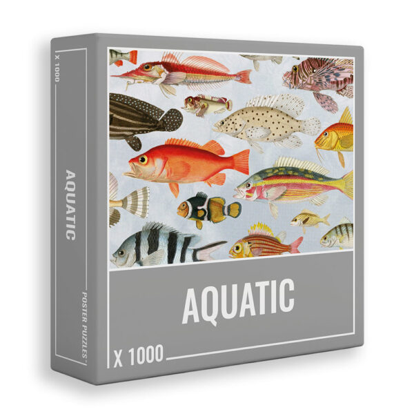 Cloudberries Aquatic fish jigsaw 1000 pieces box