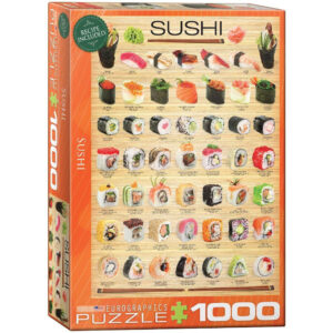Eurographics Sushi 1000 pieces Jigsaw Box