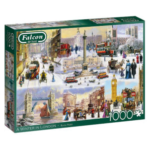 Falcon A Winter in London by Kevin Walsh 11306 1000 pieces jigsaw box