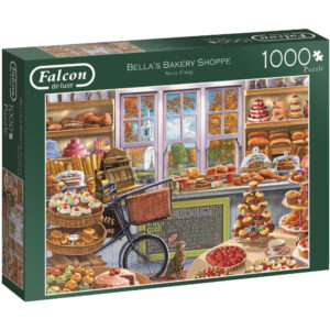 Falcon Bellas Bakery Shoppe 11203 Jigsaw Box Bread and Cake Shop Scene by Steve Crisp