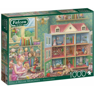 Falcon Dolls House Memories 11276 Jigsaw Box Girl with Dolls House and Toys by Eduard Shlyakhtin