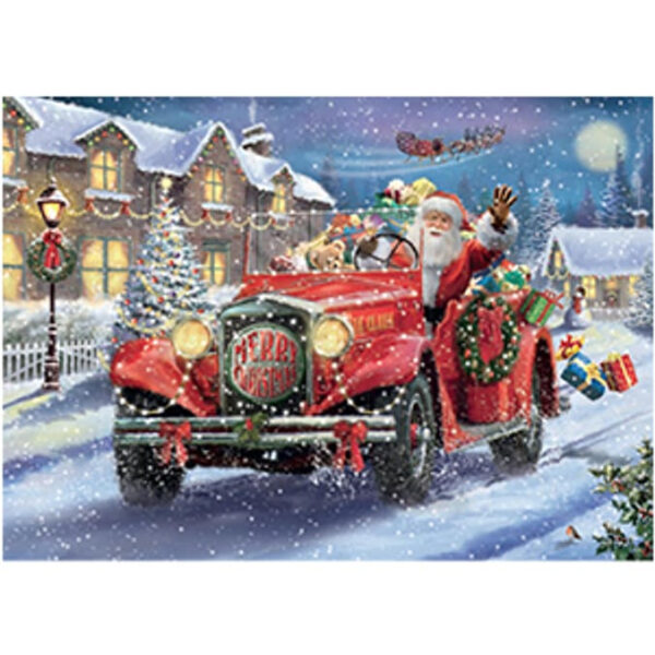 Falcon Santas's Christmas Present Simon Treadwell 11068 1000 pieces jigsaw image