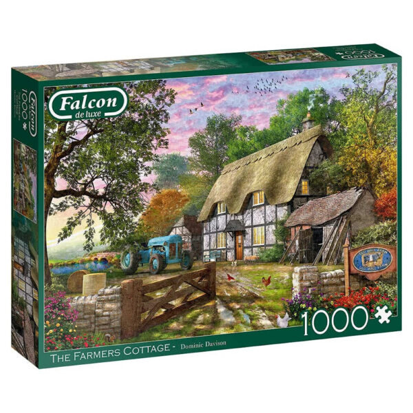Falcon The Farmers Cottage Dominic Davison 11278 1000 pieces jigsaw box