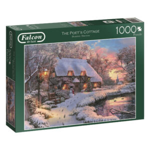 Falcon The Poets Cottage Dominic Davison 11133 1000 pieces jigsaw box