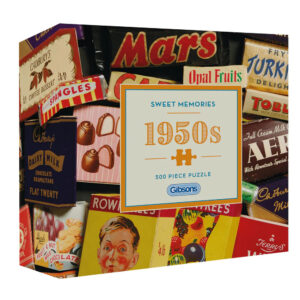 Gibsons 1950s Sweet Memories Gift Box Robert Opie 500 pieces jigsaw box