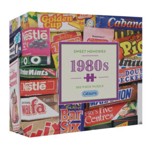 Gibsons 1980s Sweet Memories Gift Box Robert Opie G3443 500 pieces jigsaw box