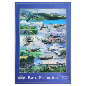 Gibsons Battle for the Skies Battle of Britain montage by Geoff Nutkins G801 1000 pieces jigsaw box