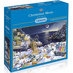 Gibsons Christmas Moon G6198 Jigsaw Box Dartmouth Snow Scene