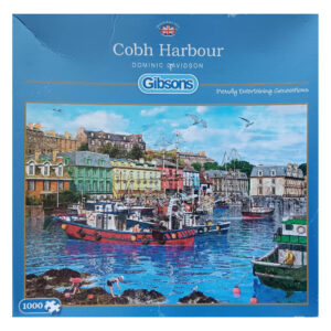 Gibsons Cobh Harbour Dominic Davison G6188 1000 pieces jigsaw box
