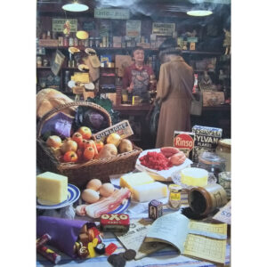 Gibsons Elliot's Family Grocers Classic Interiors G471 Jigsaw Image War time Shop in Flambards Village