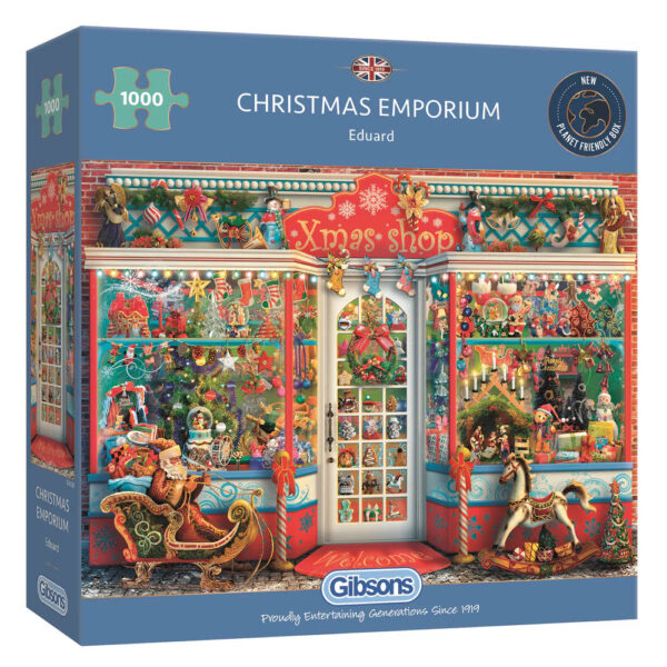 Gibsons G6328 Christmas Emporium Toy Shop scene by Eduard1000 pieces jigsaw box