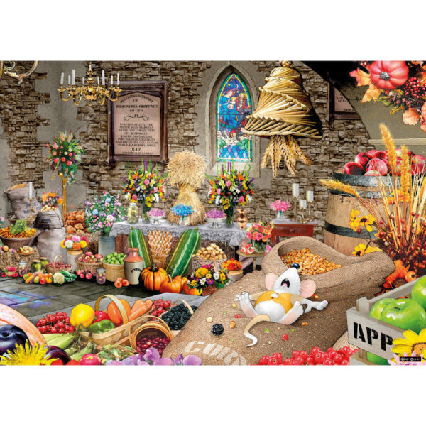 Gibsons Harvest Feastival Wormberry Jam Collection Mike Jupp G7116 1000 pieces jigsaw image