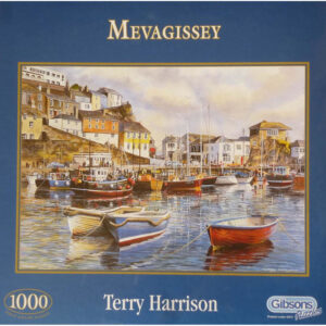 Gibsons Mevagissey G814 Jigsaw Box Harbour Scene Cornwall