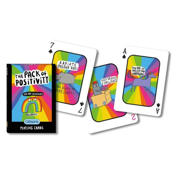 Piatnik Gibsons Pack of Positivity by Katie Abey Playing Cards G9061
