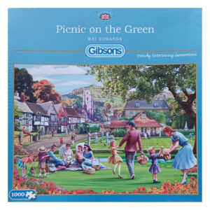 Gibsons Picnic on the Green G6194 Mat Edwards 1000 pieces jigsaw box