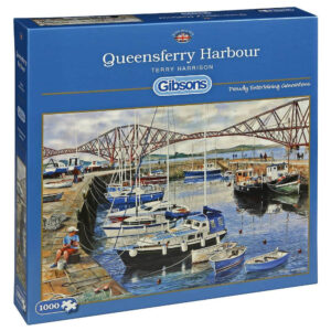 Gibsons Queensferry Harbour G6089 Terry Harrison 1000 pieces jigsaw box