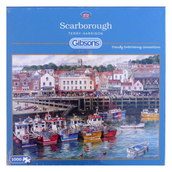 Gibsons Scarborough Terry Harrison G6090 1000 pieces jigsaw box