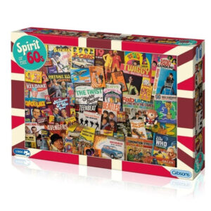 Gibsons Spirit of the 1960s G7082 1000 pieces jigsaw box