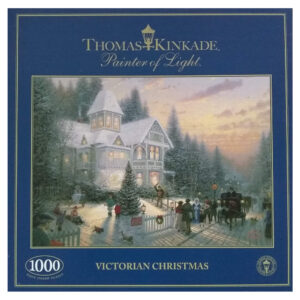 Gibsons Victorian Christmas by Thomas Kinkade G6085 1000 pieces jigsaw box