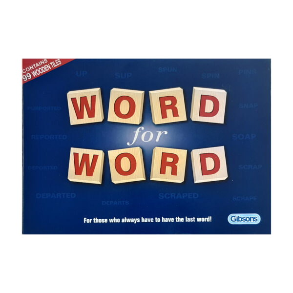 Gibsons Word for Word Game 2011 Box - for those who always have to have the last word!