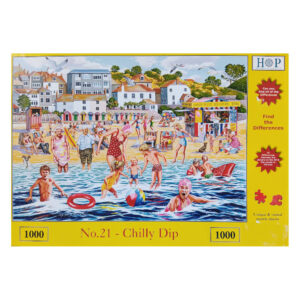 HOP Chilly Dip Find the Differences No 21 1000 pieces jigsaw box