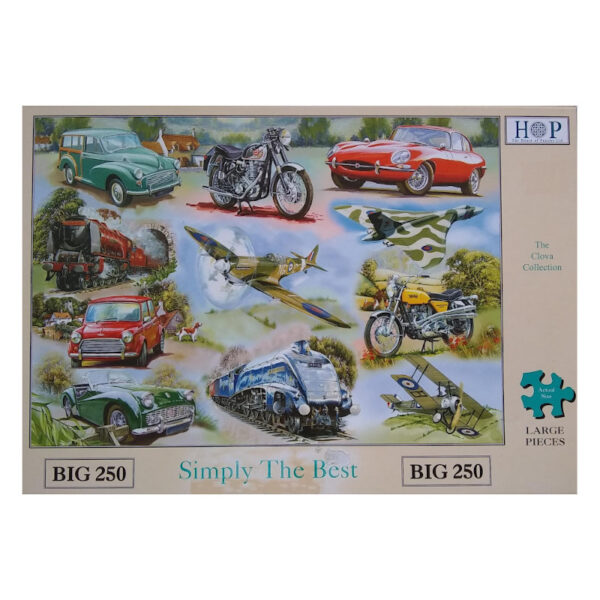 HOP Simply The Best The Clova Collection Classic Transport Montage BIG250 jigsaw box