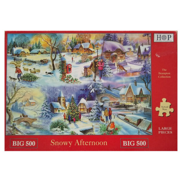HOP Snowy Afternoon by Ray Cresswell Big 500 jigsaw box