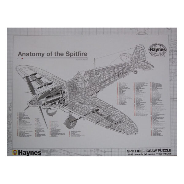 Haynes Half Moon Bay Anatomy of the Spitfire 1000 pieces jigsaw box