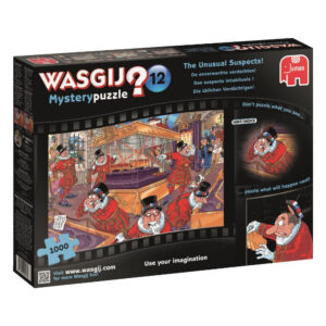 Jumbo The Unusual Suspects Wasgij Mystery Puzzle 12 1000 pieces jigsaw box