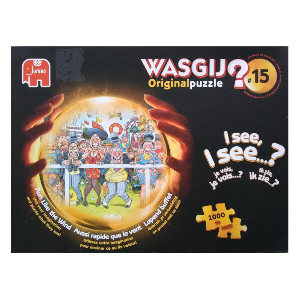 Jumbo Wasgij Original 15 Run Like the Wind 01563 1000 pieces jigsaw box