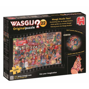 Jumbo Wasgij Original 22 Wasgij Studio Tour by James Alexander 19101 1500 pieces jigsaw box
