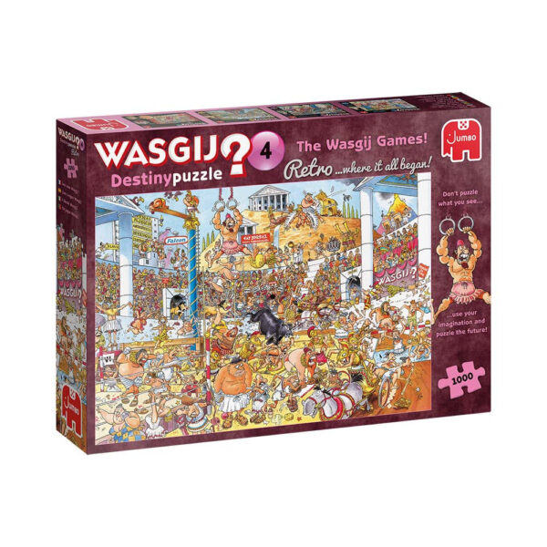 Jumbo Wasgij Retro Destiny 4 The Wasgij Games 19178 1000 pieces jigsaw box