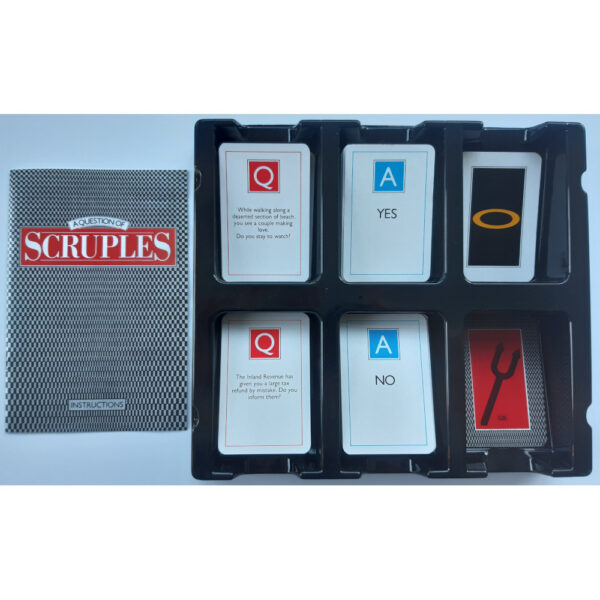 MB Games A Question of Scruples Game 1986 Contents