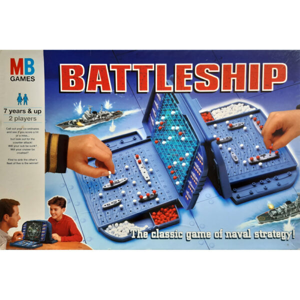 MB Games Battleship Game 1996 Box The Classic Game of Naval Strategy