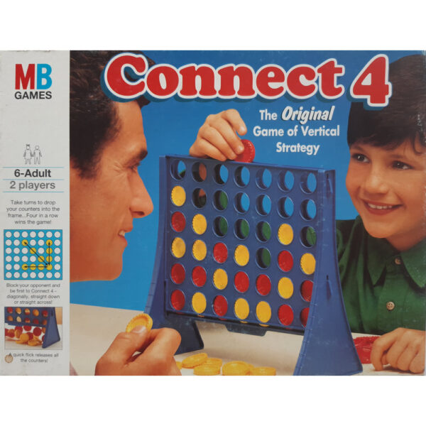 MB Games Connect 4 Game 1994 Box