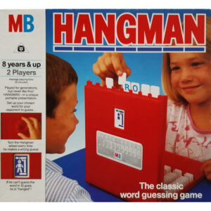 MB Games Hangman Game 1988 Box