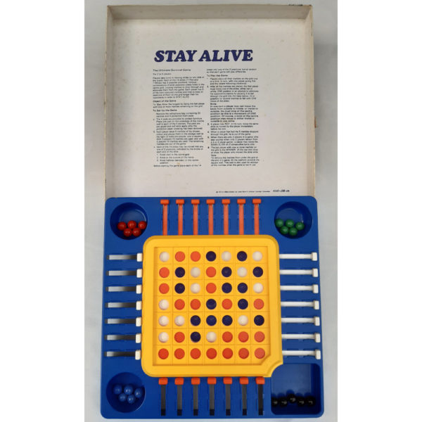 MB Games Stay Alive 1975 Vintage Game Contents