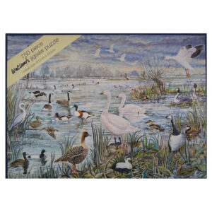 Melamaster Wetlands Birds Scene by Alex Williams 750 pieces Jigsaw Box
