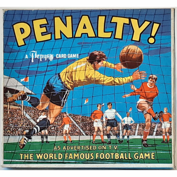 Pepys Penalty World Famous Football Game Vintage 1960s Box