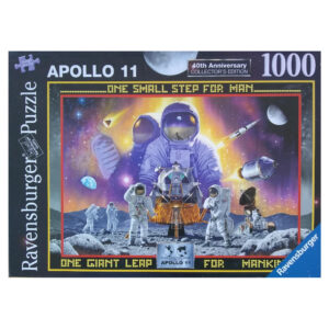Ravensburger Apollo 11 40th Anniversary Collector's Edition One Small Step for Man 159697 Moon Landing image by Chris Hiett1000 pieces jigsaw box