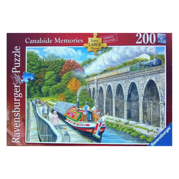Ravensburger Canalside Memories 127177 Trevor Mitchell 200XL pieces jigsaw box