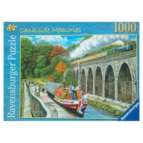 Ravensburger Canalside Memories 157396 1000 pieces jigsaw box