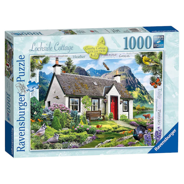 Ravensburger Lochside Cottage Country Cottage Collection 12 Howard Robinson 151639 1000 pieces jigsaw box